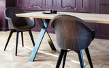 Avril HB dining chair black wood base