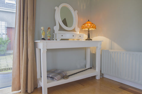 Heath Console Table Carved